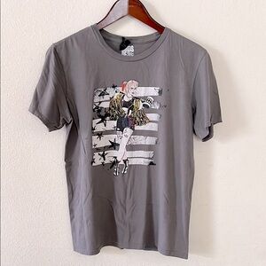 Harley Quinn Birds of Prey Graphic T-Shirt Size Medium Unisex Womens